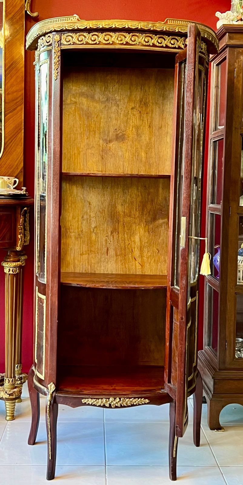ตู้โชว์ Antique French Vernis Martin Cabinet ORIGINAL