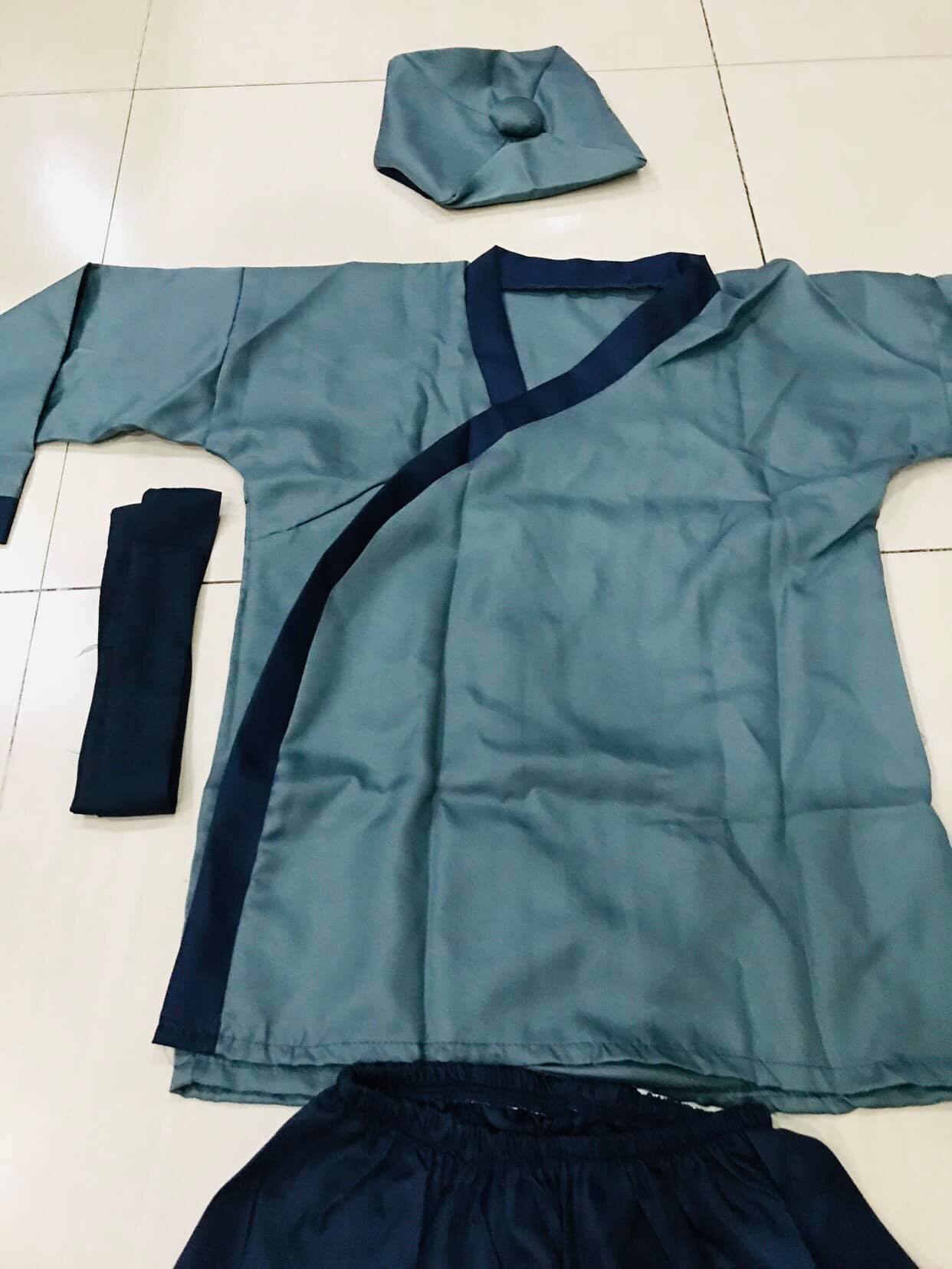 ชุด ชาวบ้าน สีเทา น้ำเงิน รหัส CH40 สินค้าพร้อมส่ง