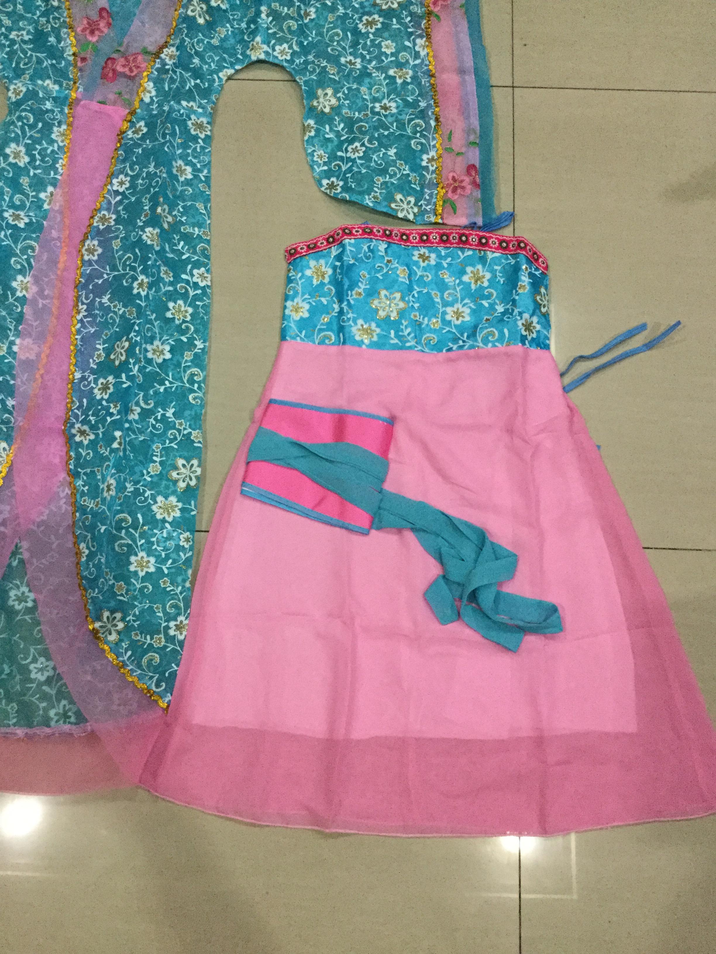 ชุดนางฟ้า เด็ก. สีฟ้า รหัส BL 100 สินค้าพร้อมส่ง