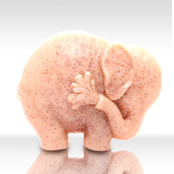 สบู่กระชับผิวรูปช้าง กล่องกลม