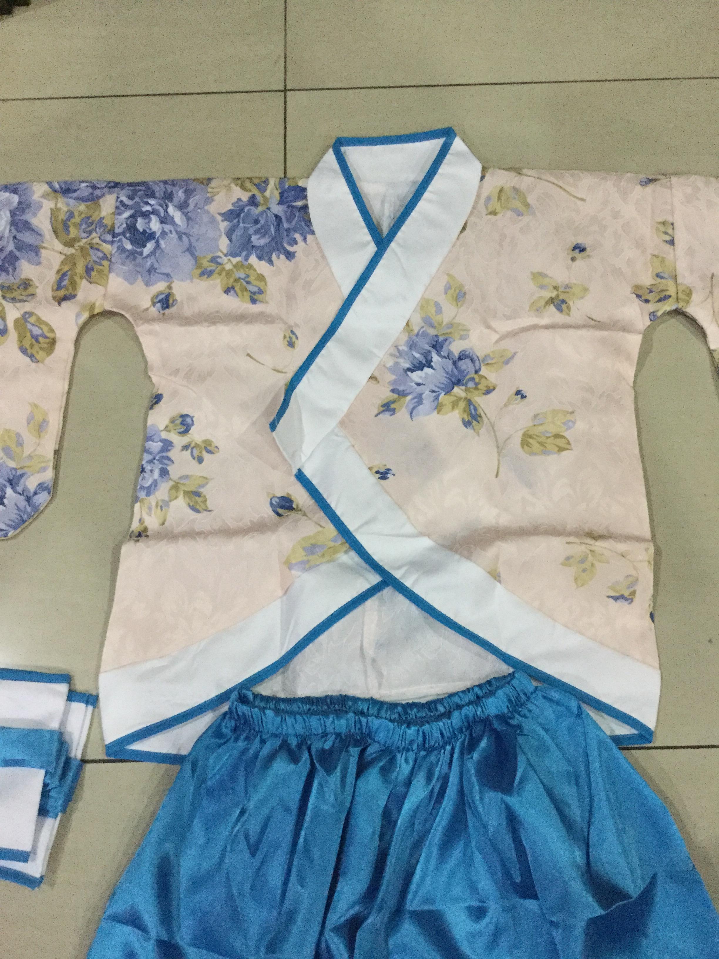 ชุดจีนราชวงศ์ถัง สีฟ้า รหัส SF 39