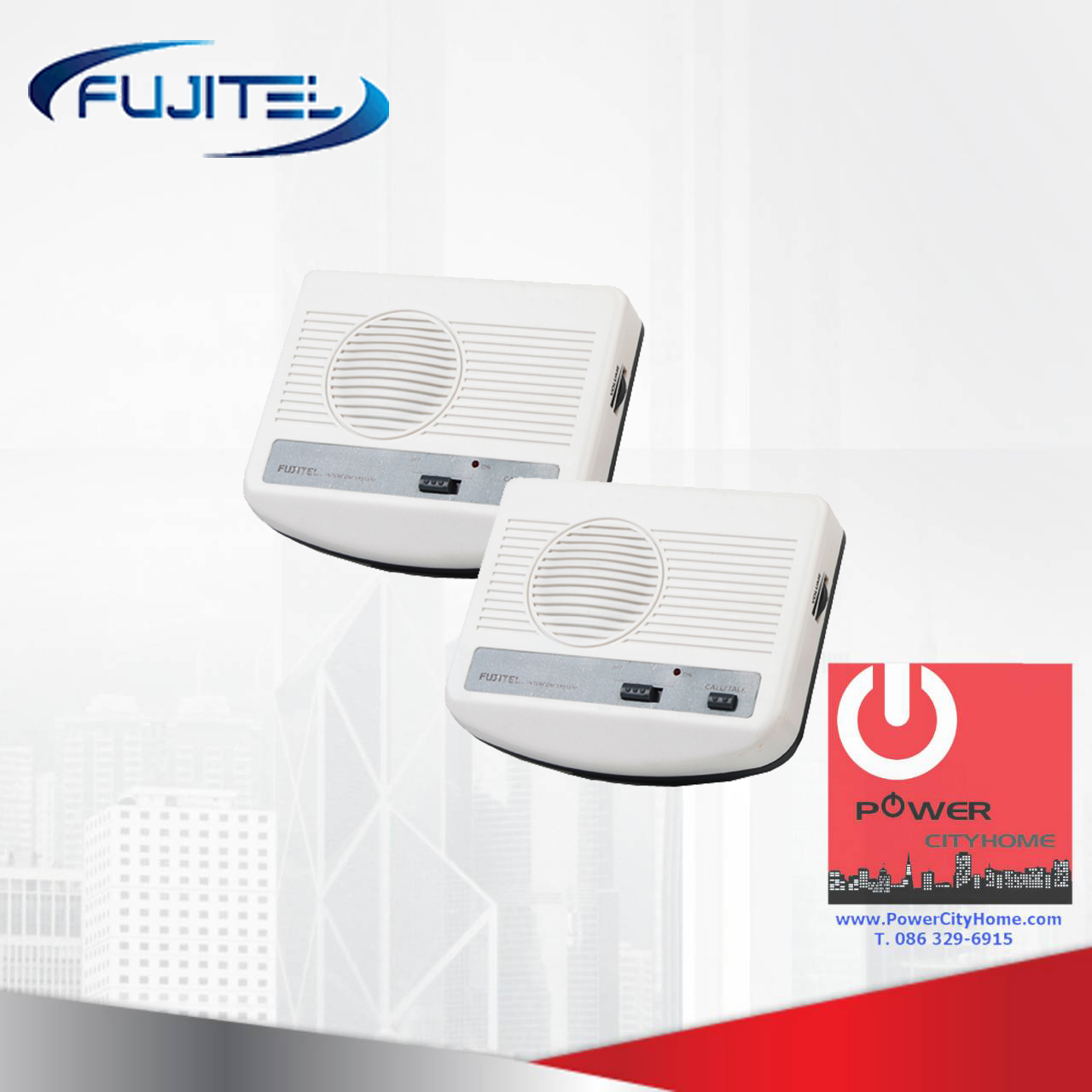Intercom Fujitel แบบเดินสาย รุ่น MIC-9722