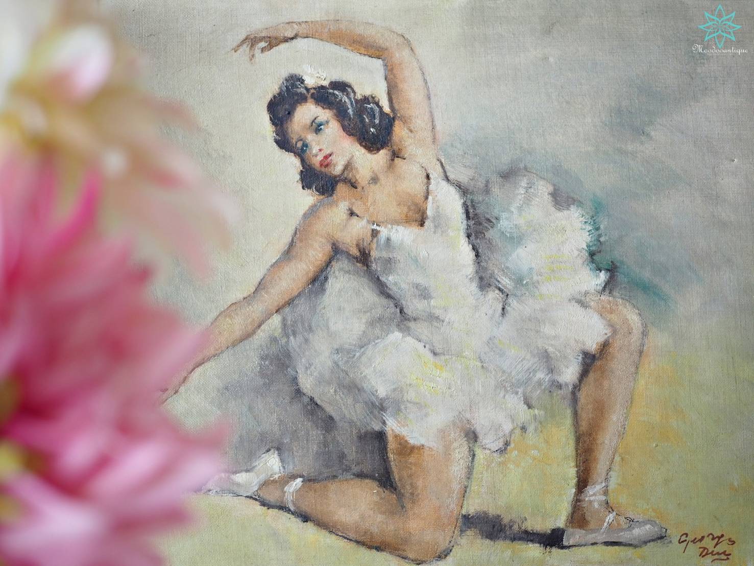 Ritratto Ballerina Giovane Donna ภาพวาดนักเต้นบัลเล่ต์หญิงสาว