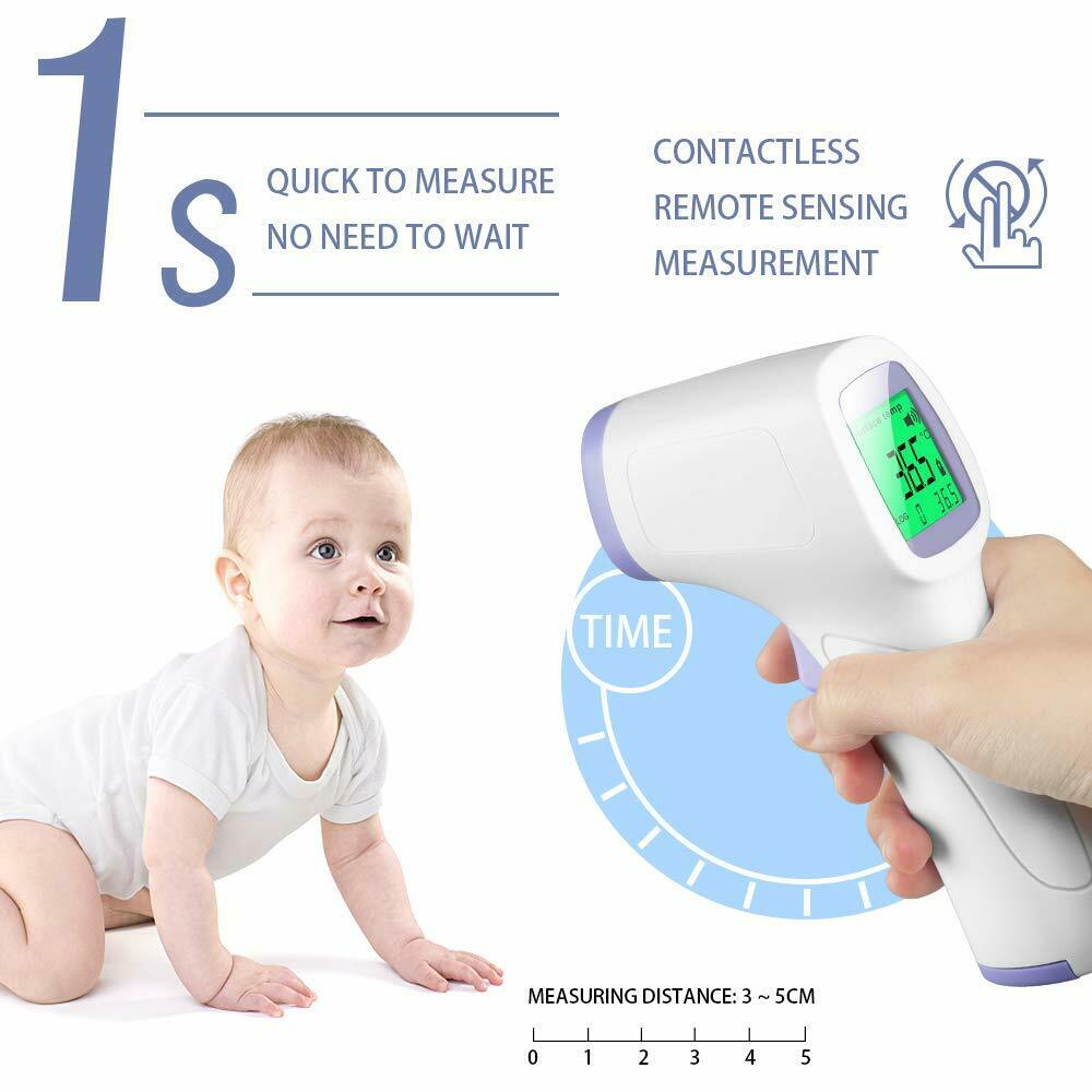 เครื่องวัดอุณหภูมิ เครื่องวัดไข้แบบ Infrared Thermometer วัดโดยไม่ต้องสัมผัส