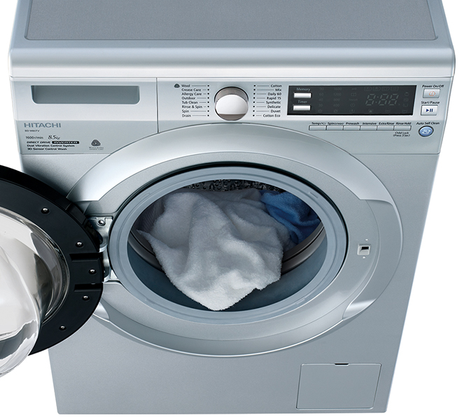 เครื่องซักผ้า Hitachi ฝาหน้า 510 Powered Inverter 9.0 กก. รุ่น BD-W90AV