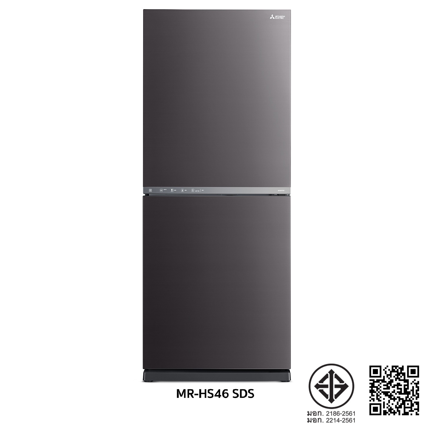 ตู้เย็น Mitsubishi 2 ประตู HS SERIES รุ่น MR-HS46EY ความจุ 421 / 14.9 (ลิตร/คิว)