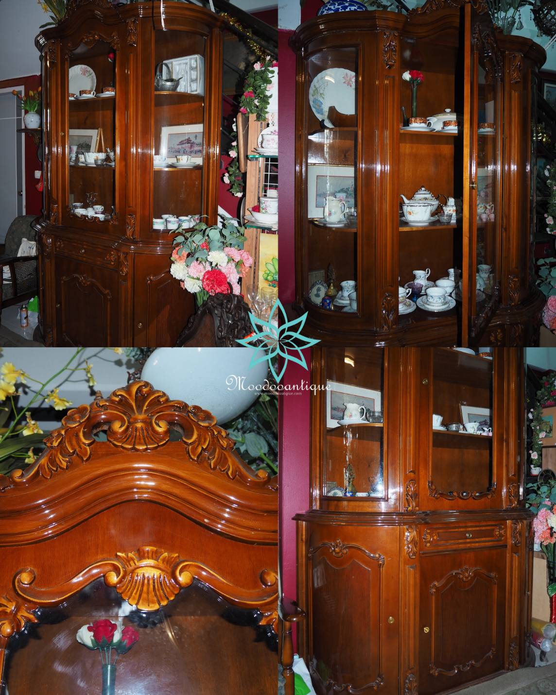 ตู้โชว์ไม้โอ๊ค