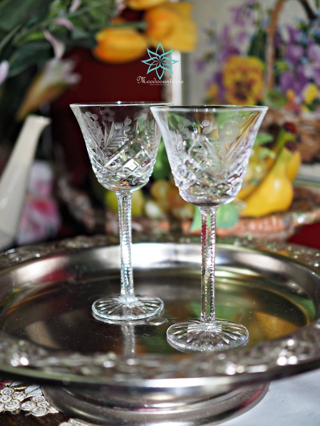 แก้วไวน์คริสตัลเจียระไน