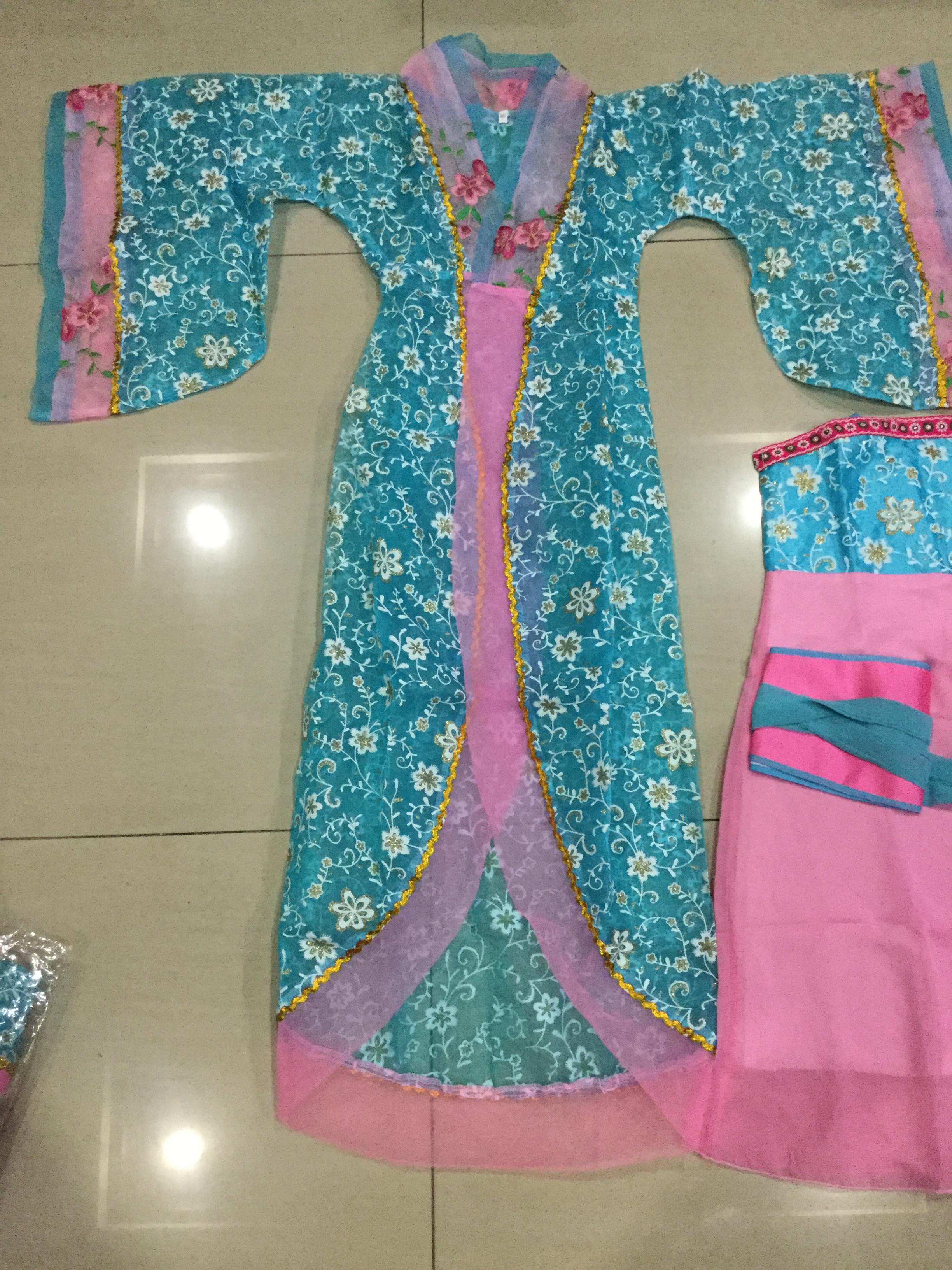 ชุดนางฟ้า เด็ก. สีฟ้า รหัส BL 100 สินค้าพร้อมส่ง