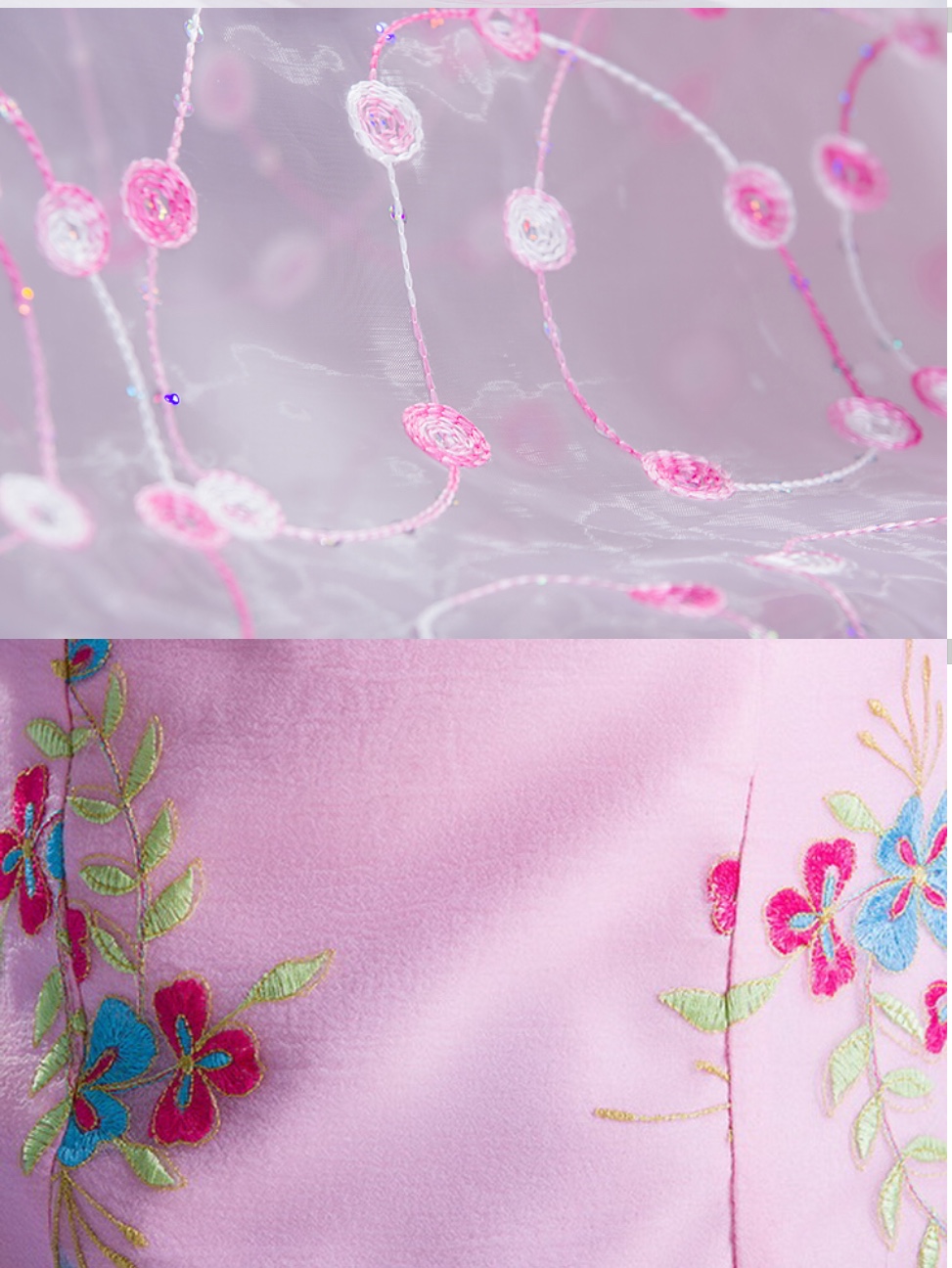 ชุดองค์หญิงราชวงค์ถังสีชมพู รหัส VJ 148 สินค้าพร้อมส่ง