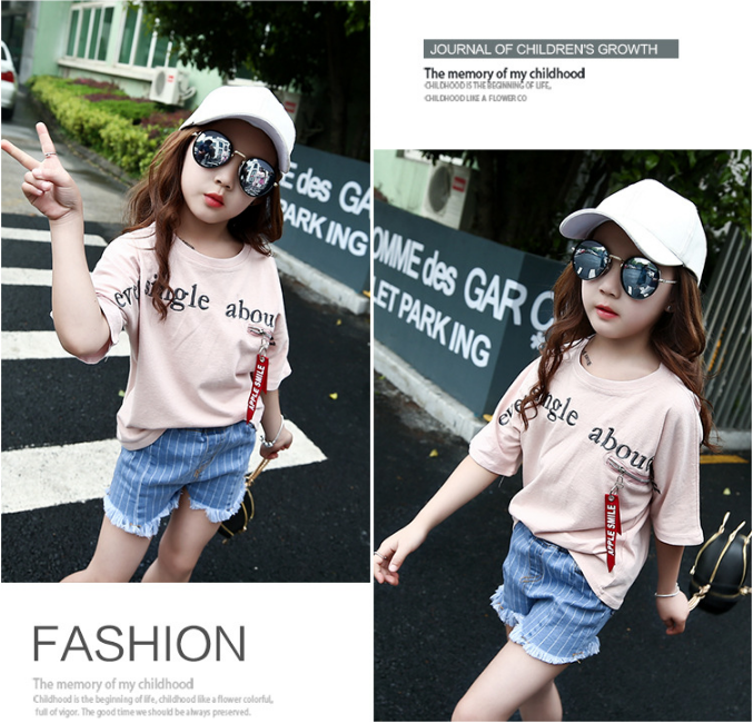 เสื้อยืดแขนสั้นเด็ก Size 120,130,140
