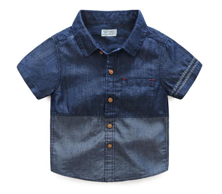เสื้อเชิ้ตเด็กแขนสั้น Size 90