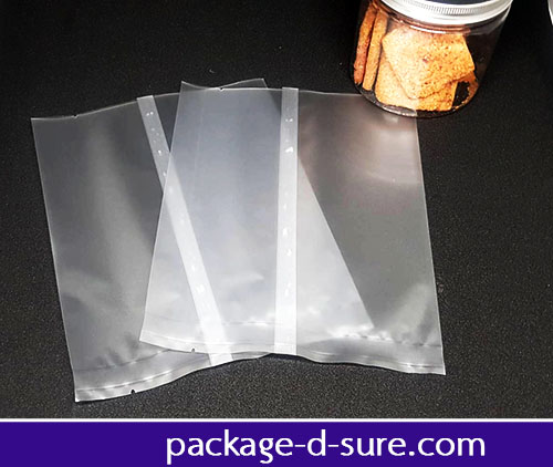 โปรโมชั่น//ถุงซีลกลาง ขอบเรียบ 15x19 เนื้อกึ่งขุ่น แพ็ค 100 ใบ