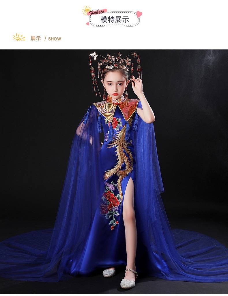 #ชุดเจ้าหญิงสีน้ำเงิน . รหัส HI215 สินค้าพร้อมส่ง