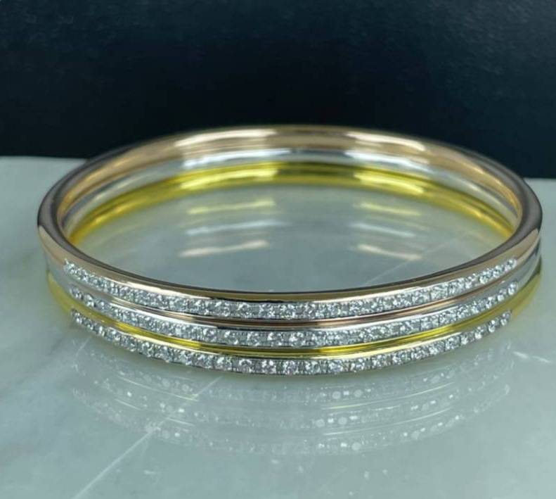 กำไลประดับเพชรแท้ 0.40 cts