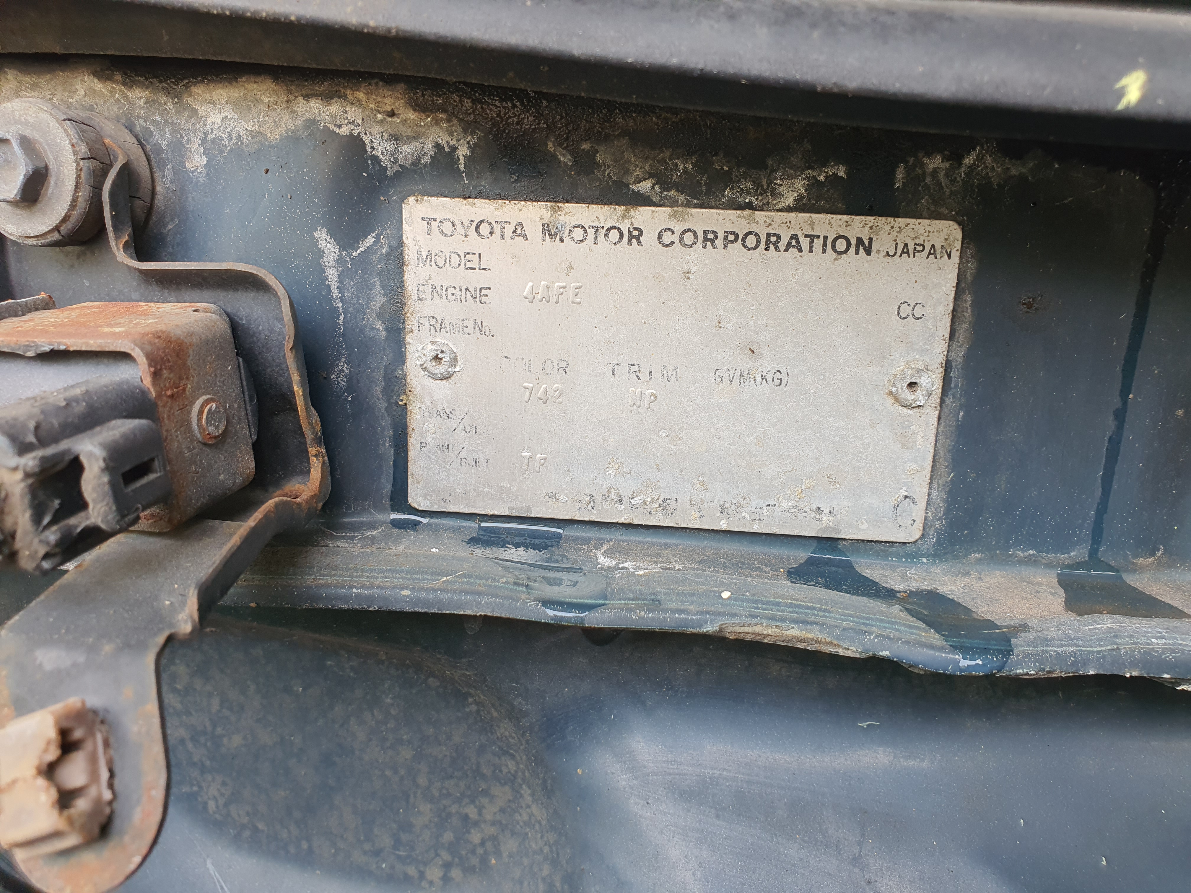 Toyota Corolla AE101 3 ห่วง ปี 1995 เครื่อง 4A-FE เกียร์ Auto 1.6 GXI