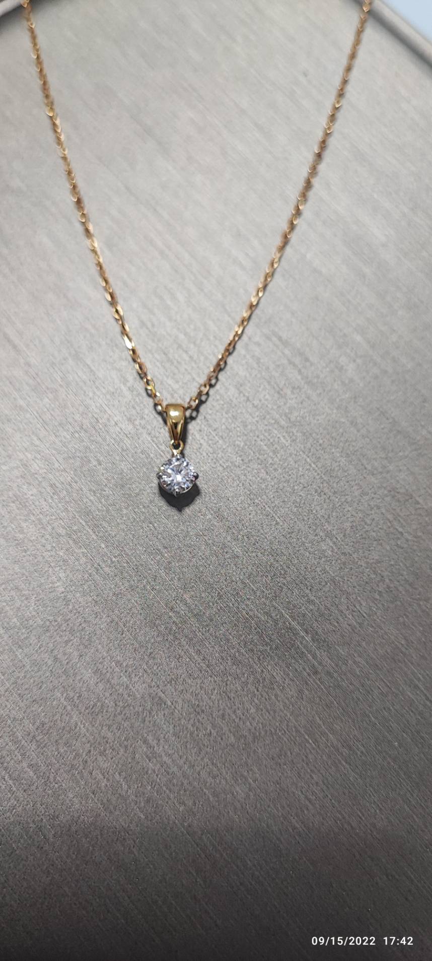 จี้เพชรแท้ 0.50 กะรัต GIA สุดปัง