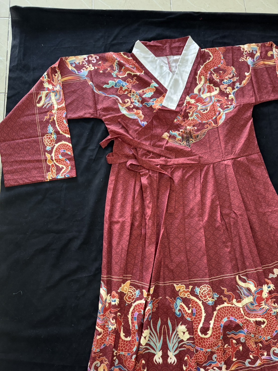 ชุดองค์ชายหมิง สีแดง รหัส PO744