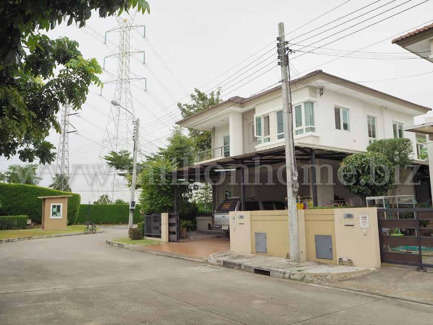 ขายบ้านเดี่ยว ม.สราญสิริ ท่าข้าม-พระราม2 แปลงหัวมุมซอยแรกของโครงการ