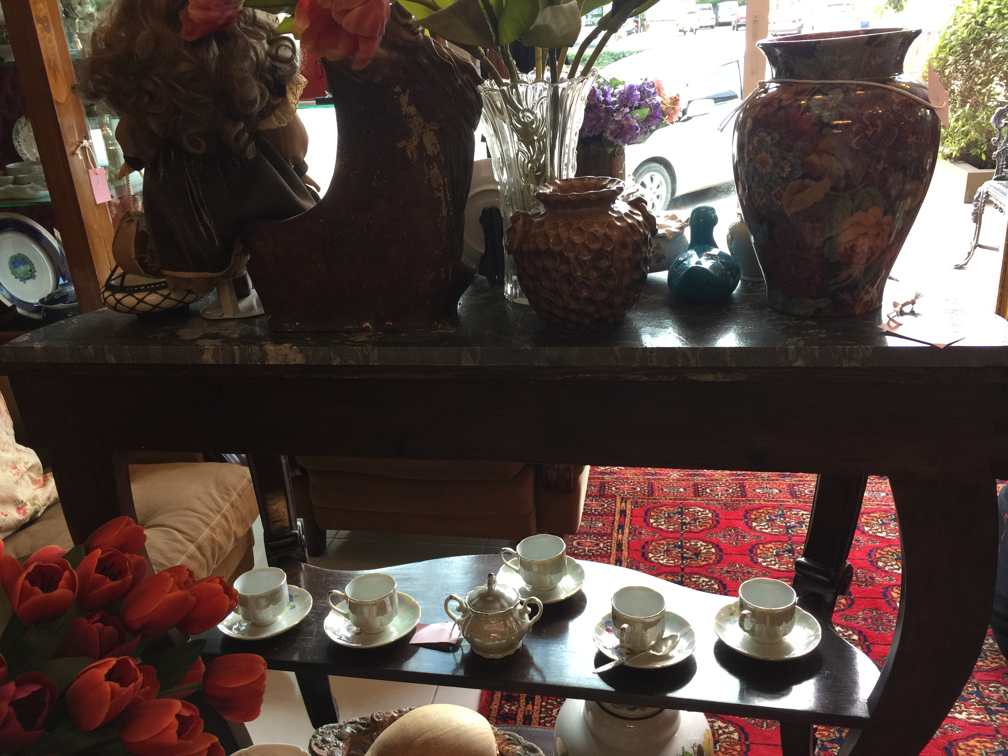 Console ท๊อปหินสีดำ