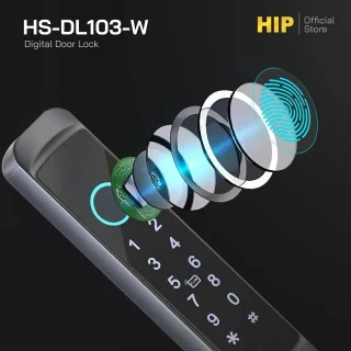 HIP กลอนประตูดิจิตอล HS-DL103-W