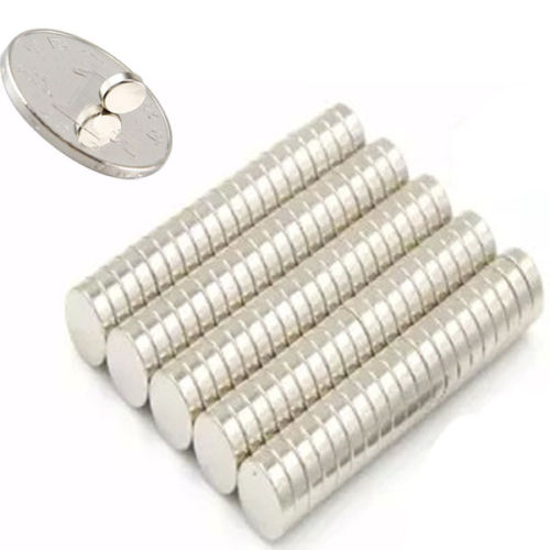 แม่เหล็กติดถ่านขนาด 5X1mm (10 ชิ้น)