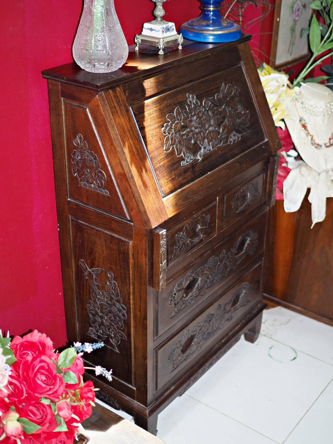 โต๊ะไม้นีโอคลาสสิกงานฝรั่งเศส