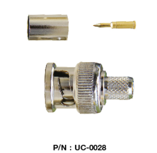 UC-0028/ INTERLINK/ CONNECTOR/ BNC, F-type, Pal for COAXIAL CABLE