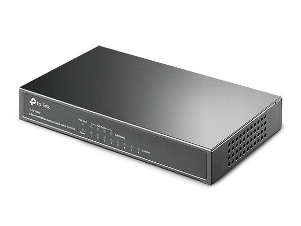 TL-SF1008P 8-Port 10/100Mbps Desktop Switch with 4-Port PoE