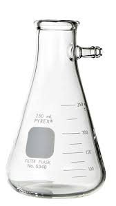 ขวดรูปชมพู่รองรับสารได้ suction flask 250 ml