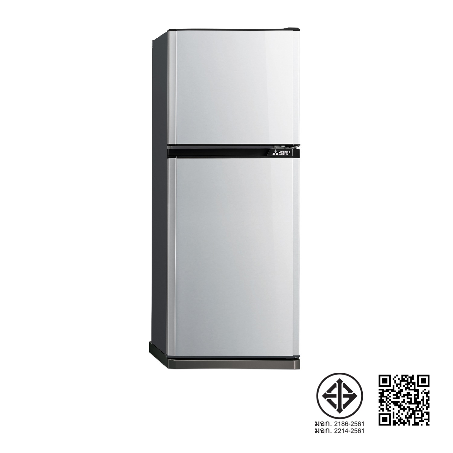 ตู้เย็น Mitsubishi 2 ประตู FLAT DESIGN รุ่น MR-FV22T ความจุ 208 / 7.3 (ลิตร/คิว)