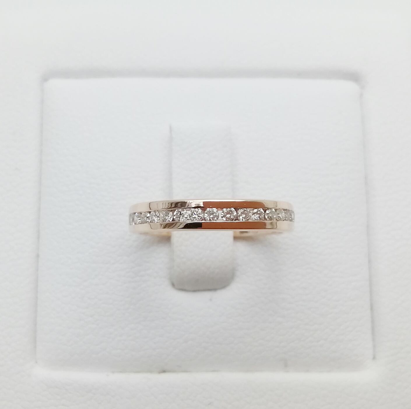 แหวนเพชรแท้ 0.16 cts PINK GOLD