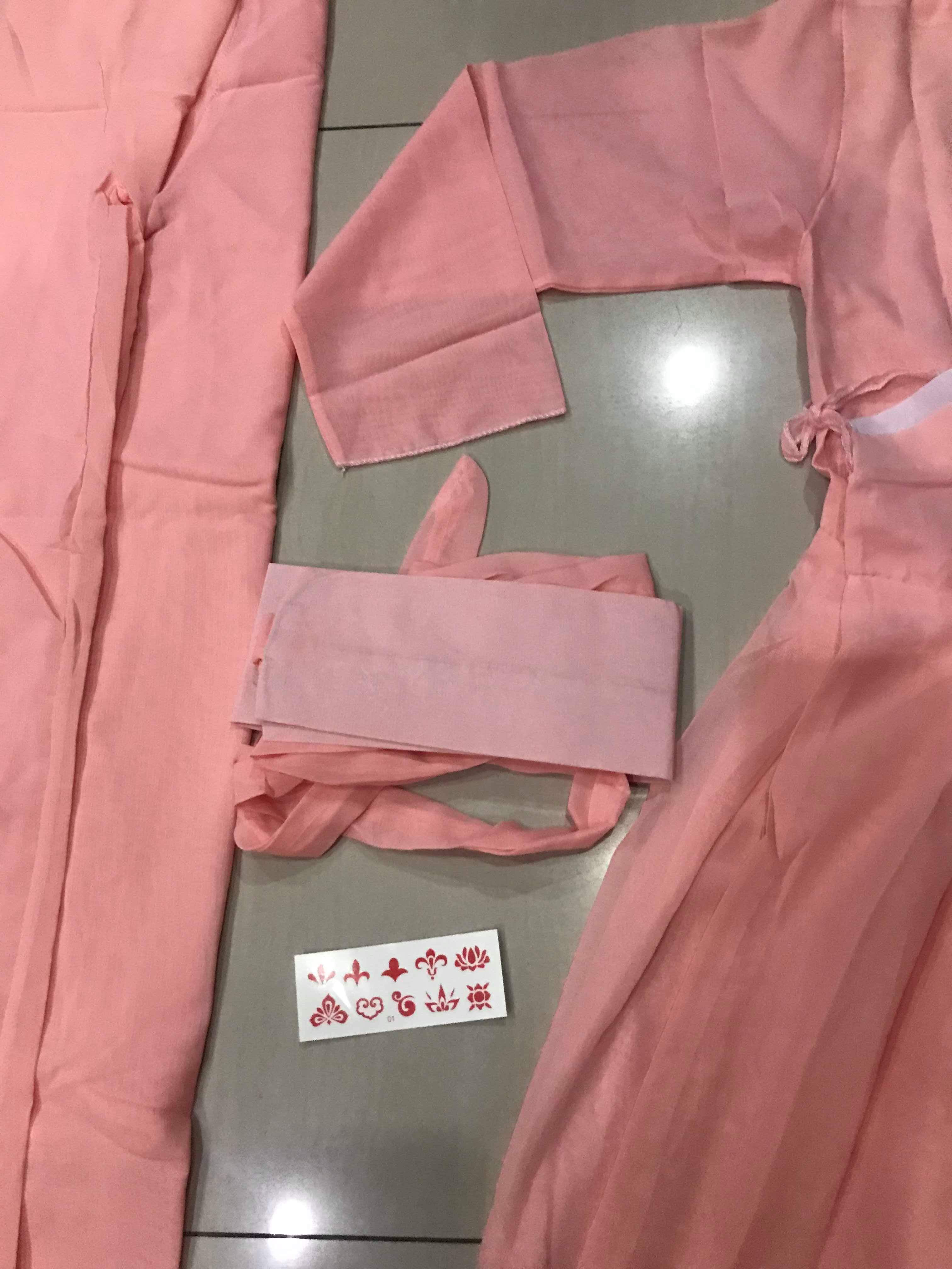 ชุดซีรี่ย์ ป่าท้อสิบหลี่ สีชมพู รหัส SSr 80 สินค้า