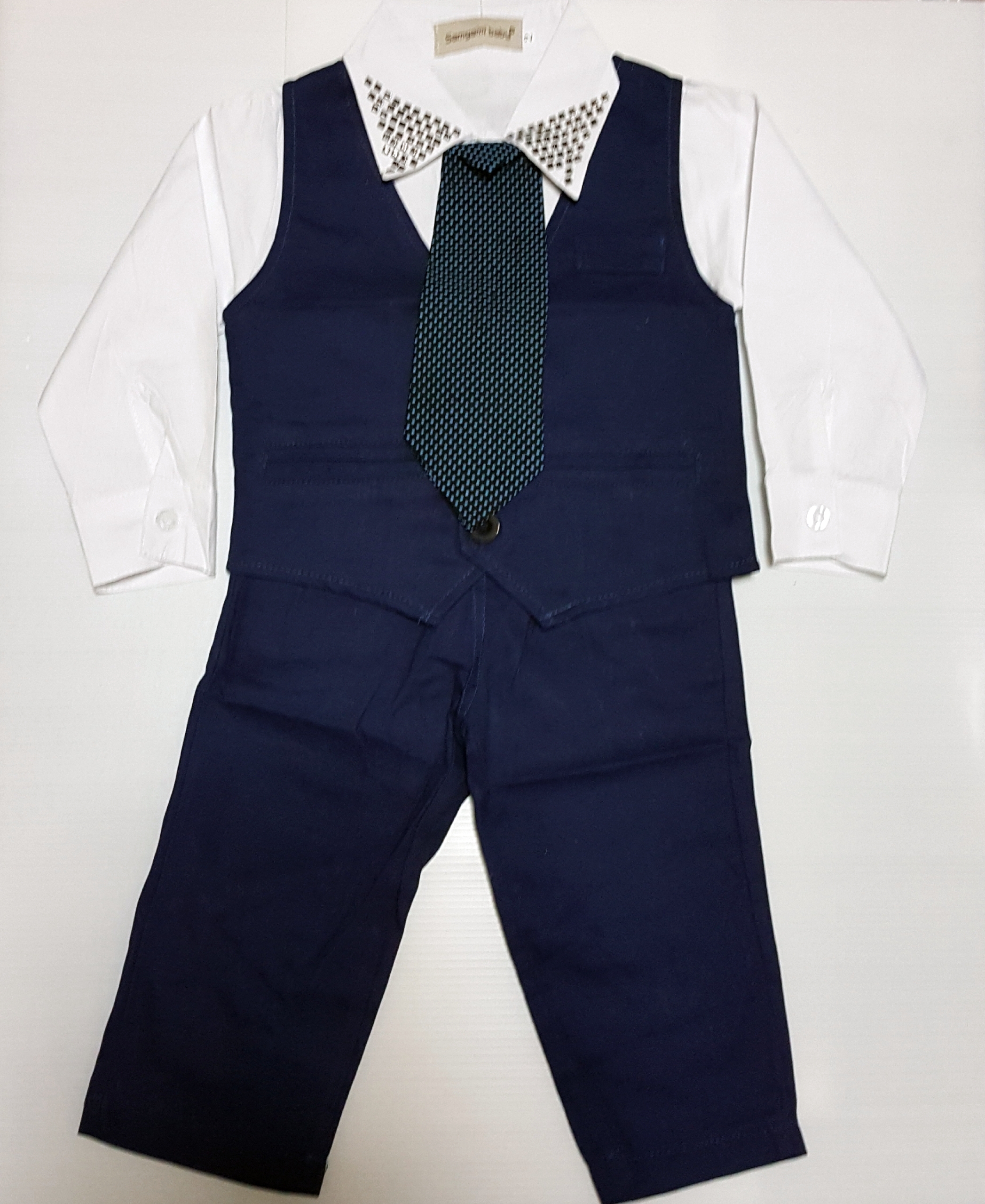 เสื้อผ้าเด็ก (3ชิ้น+เนคไท) Size 2T,3T