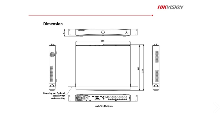 DS-7616NXI-K2/16P Hikvision Acusense NVR 16ช่อง 16PoE 2SATA