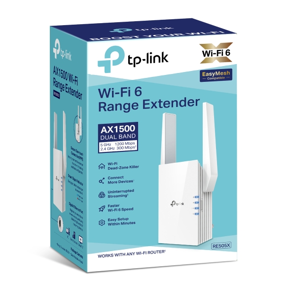 RE505X AX1500 Wi-Fi Range Extender