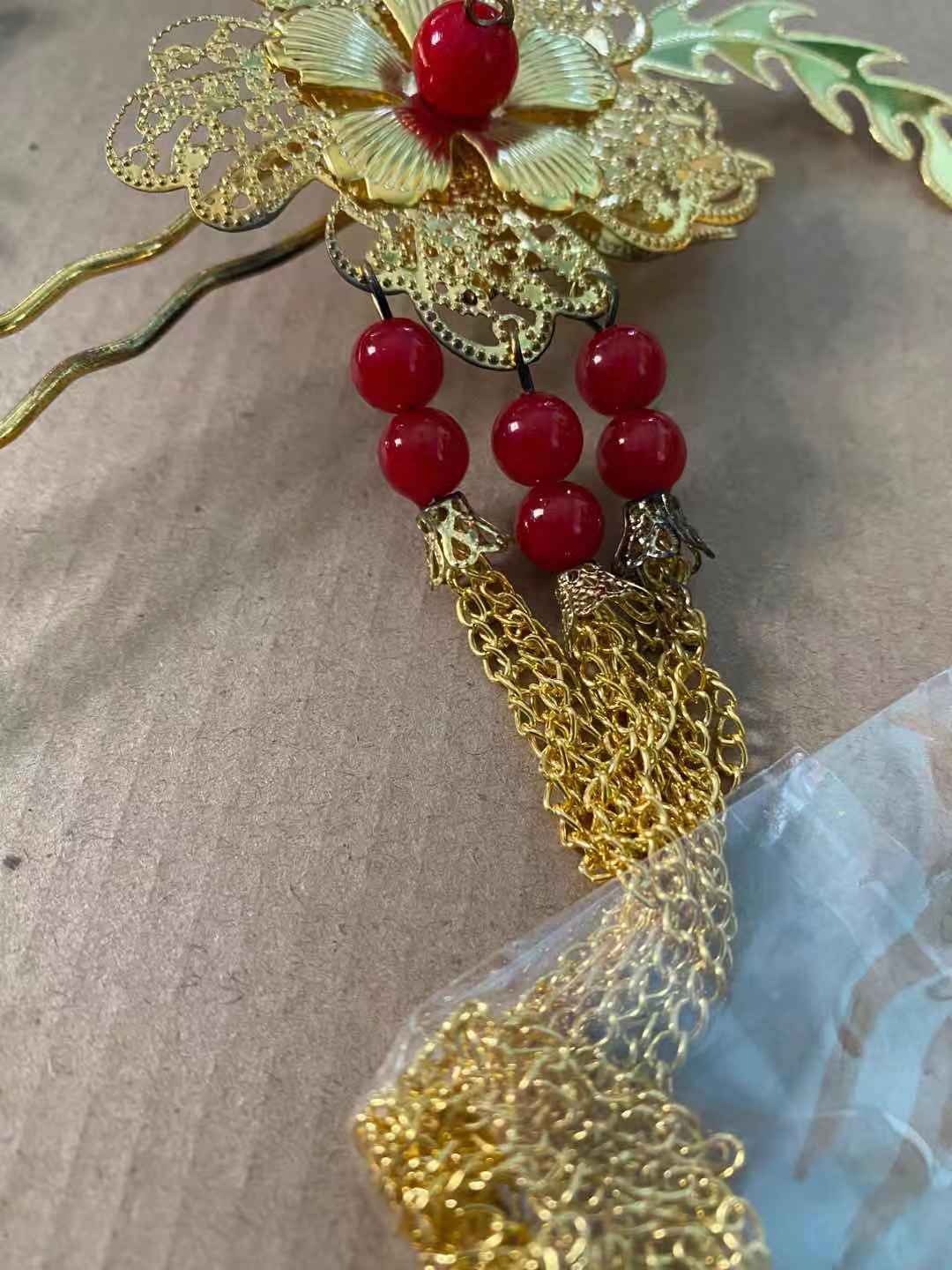 ปิ่นปักผม รหัส #F มีตำหนิ มีสีดำขึ้นตามโคนปิ่น