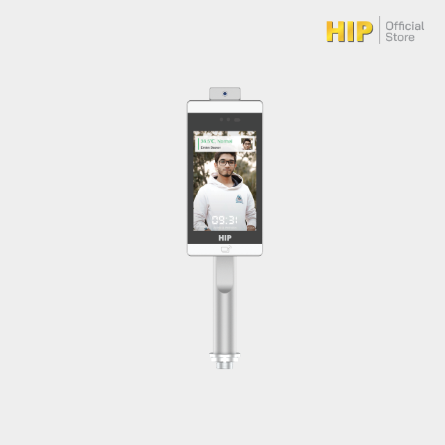 HIP เครื่องสแกนใบหน้า AI รุ่น CiF33-T เป็นเครื่องสำหรับบันทึกเวลาทำงานและควบคุมการเข้าถึงประตู พร้อมวัดอุณหภูมิ การจดจำใบหน้าด้วย AI ที่มีประสิทธิภาพสูง