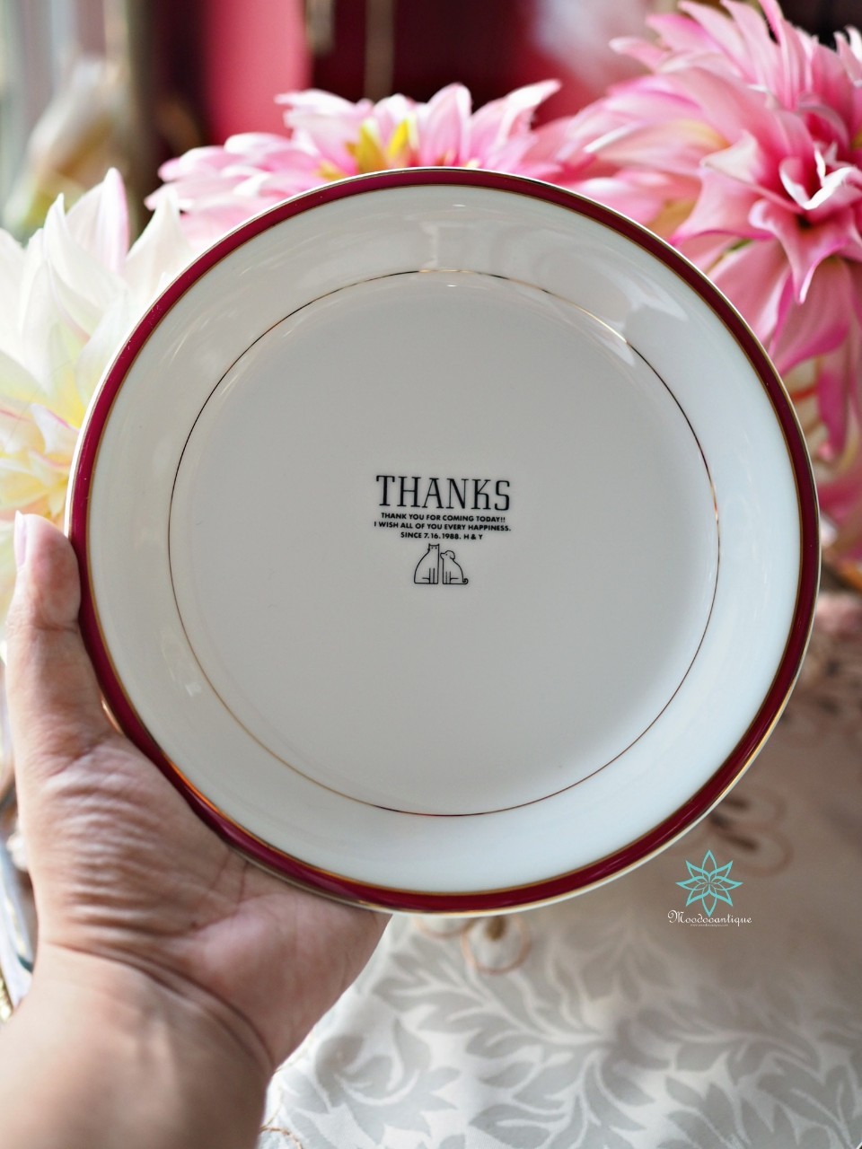จานขนม แบรนด์ TABLE WARE Adam & Eve Tachikichi Japan