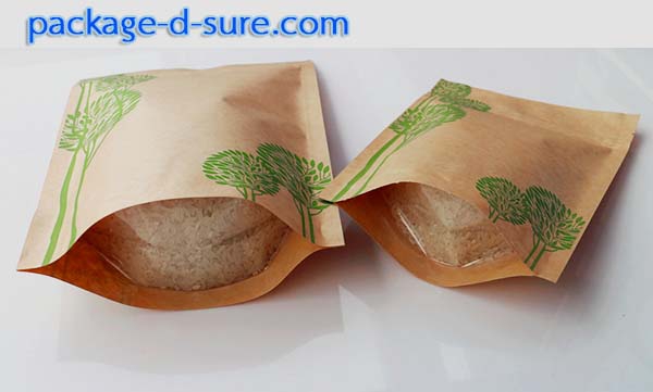 ถุงตั้งซิปคราฟ หน้าหลังทีบ ลายดอกไม้เขียว 13x18+3 แพ็ค 45 ใบ/ใบละ 5.34