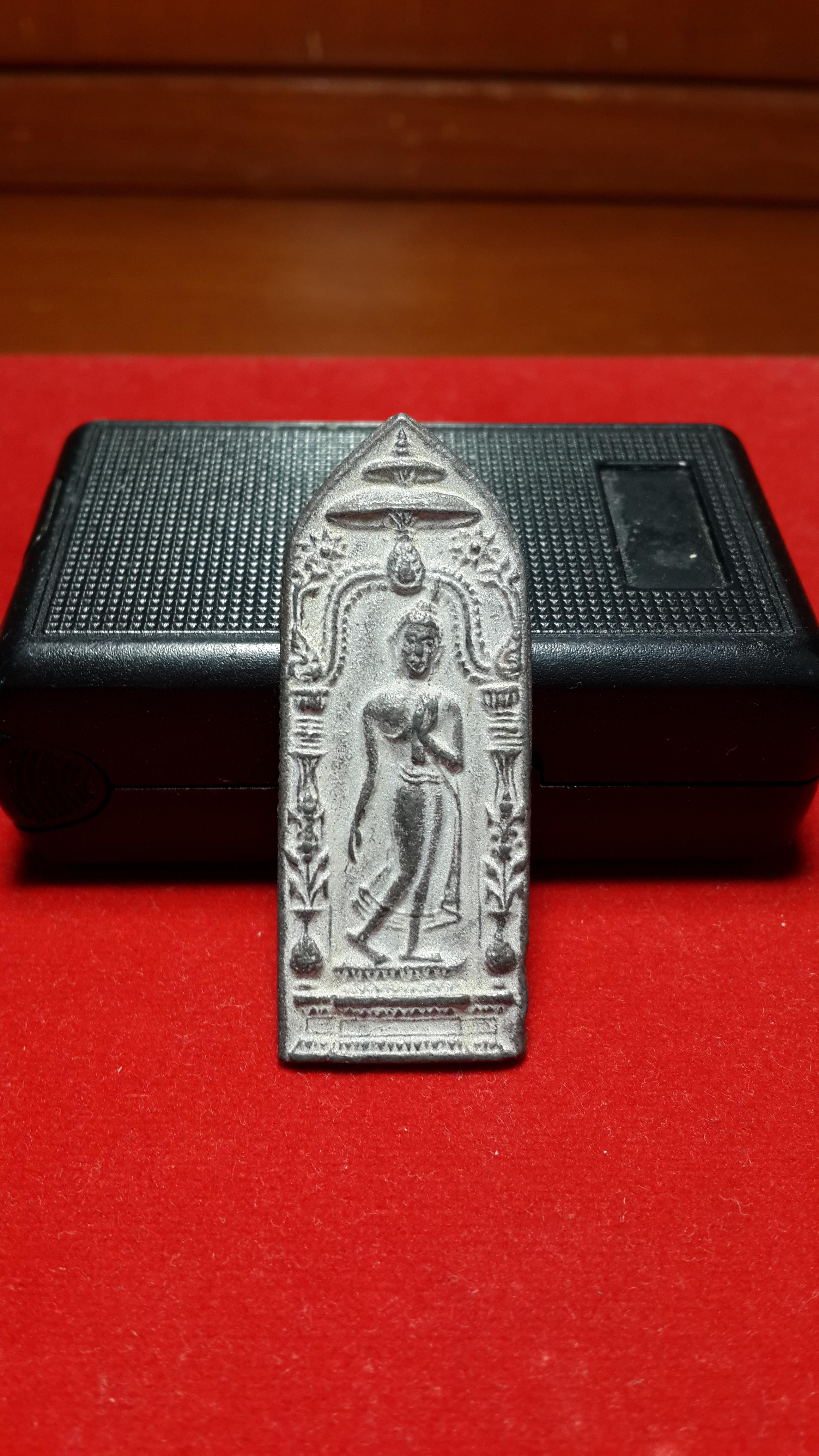 เหรียญลีลาพุทโธรฤกปี2505เนื้อชินตะกั่ววัดโพธาราม