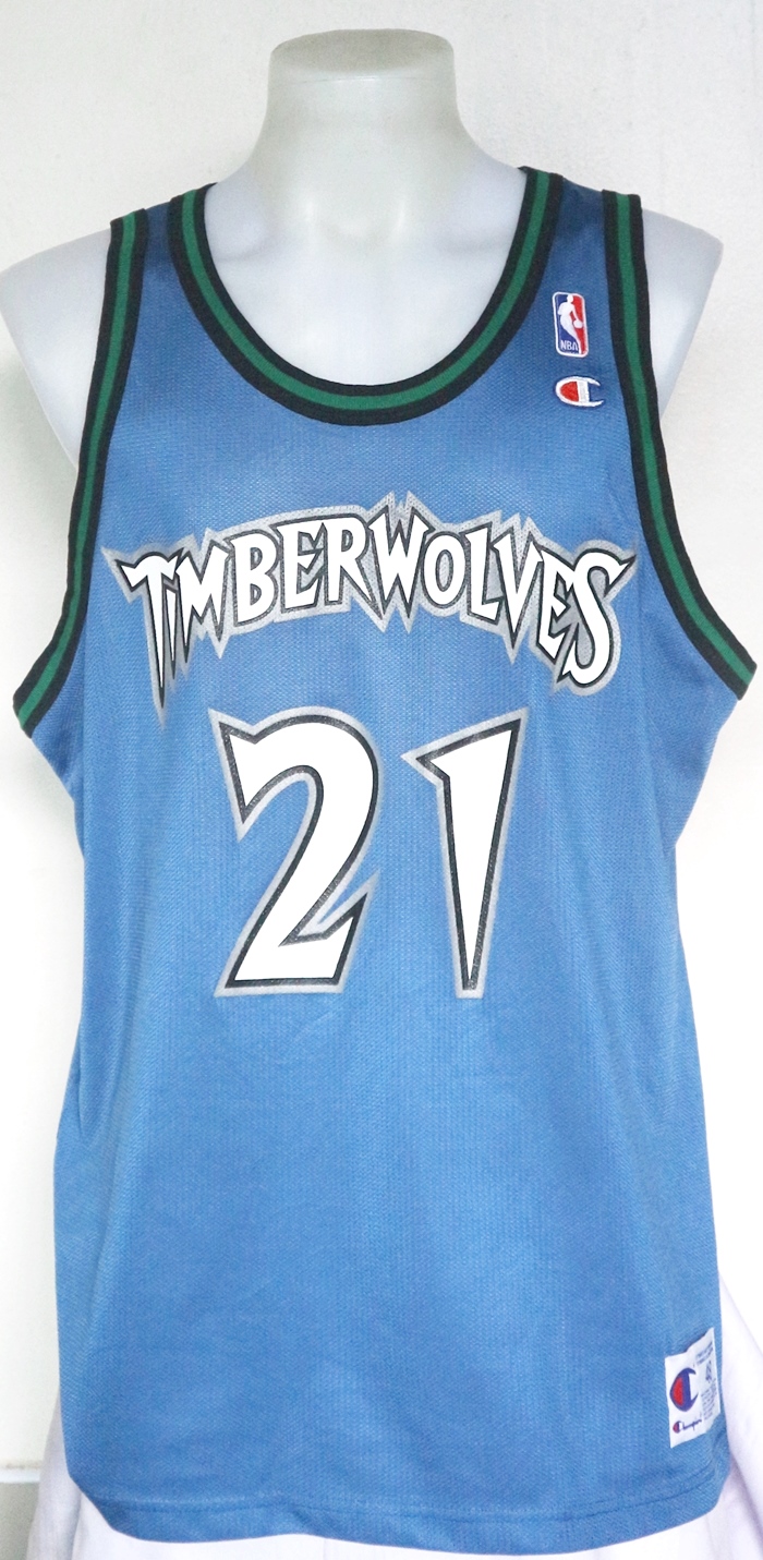 เสื้อบาสเกตบอล NBA Minnesota Timberwolves ของ Kevin Garnett