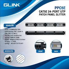 Patch panal Cat 5e 24 Port Glink รุ่น PPC5E