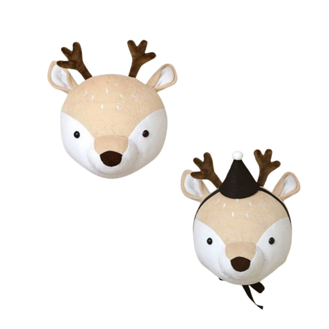 หัวตุ๊กตาตกแต่งผนัง 3D Animals Head wall decoration