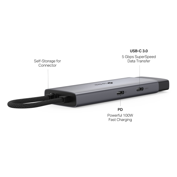UH5020C USB Type-C 5 in 1 Hub