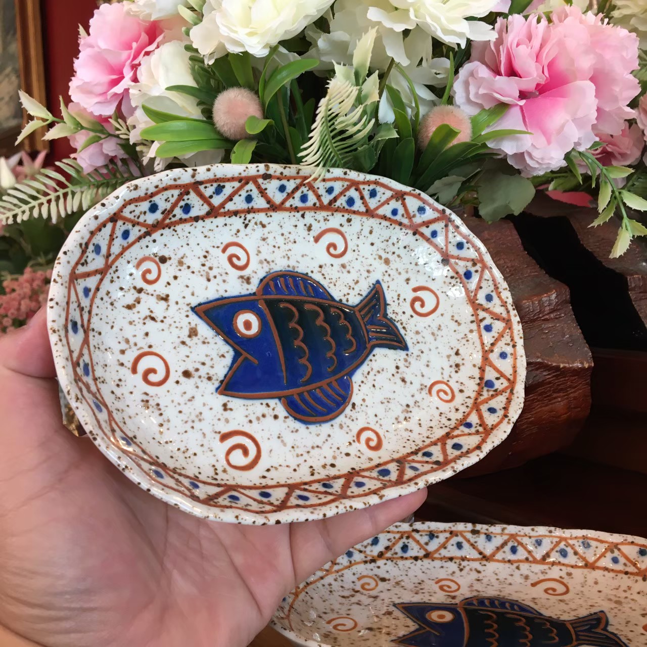 จานแบ่งขนม JAPAN ลายน่ารักค่ะ มีหลายแบบให้เลือก