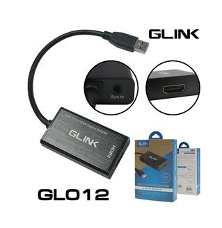 GLINK box.ตัวแปลง USB 3.0 TO HDMI ADAPTER 'GLINK'/ GL012