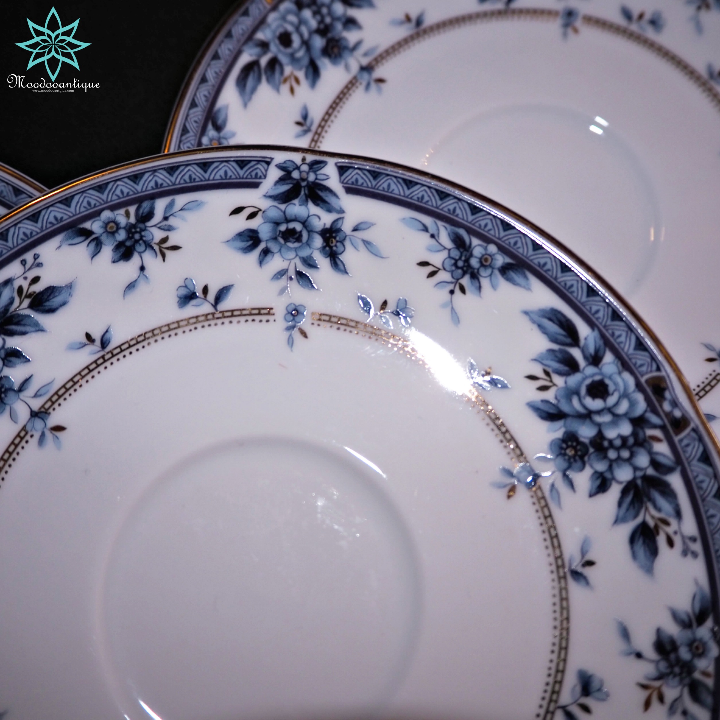 จานรองแก้ว Giovanni Valentino Italy 4 ใบ