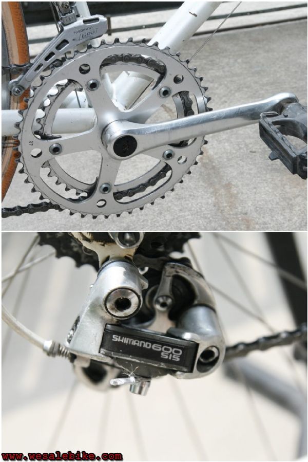 จักรยานโครโมลี่ สับถัง Peugeot อะไหล่Shimano600 ไซส์ M