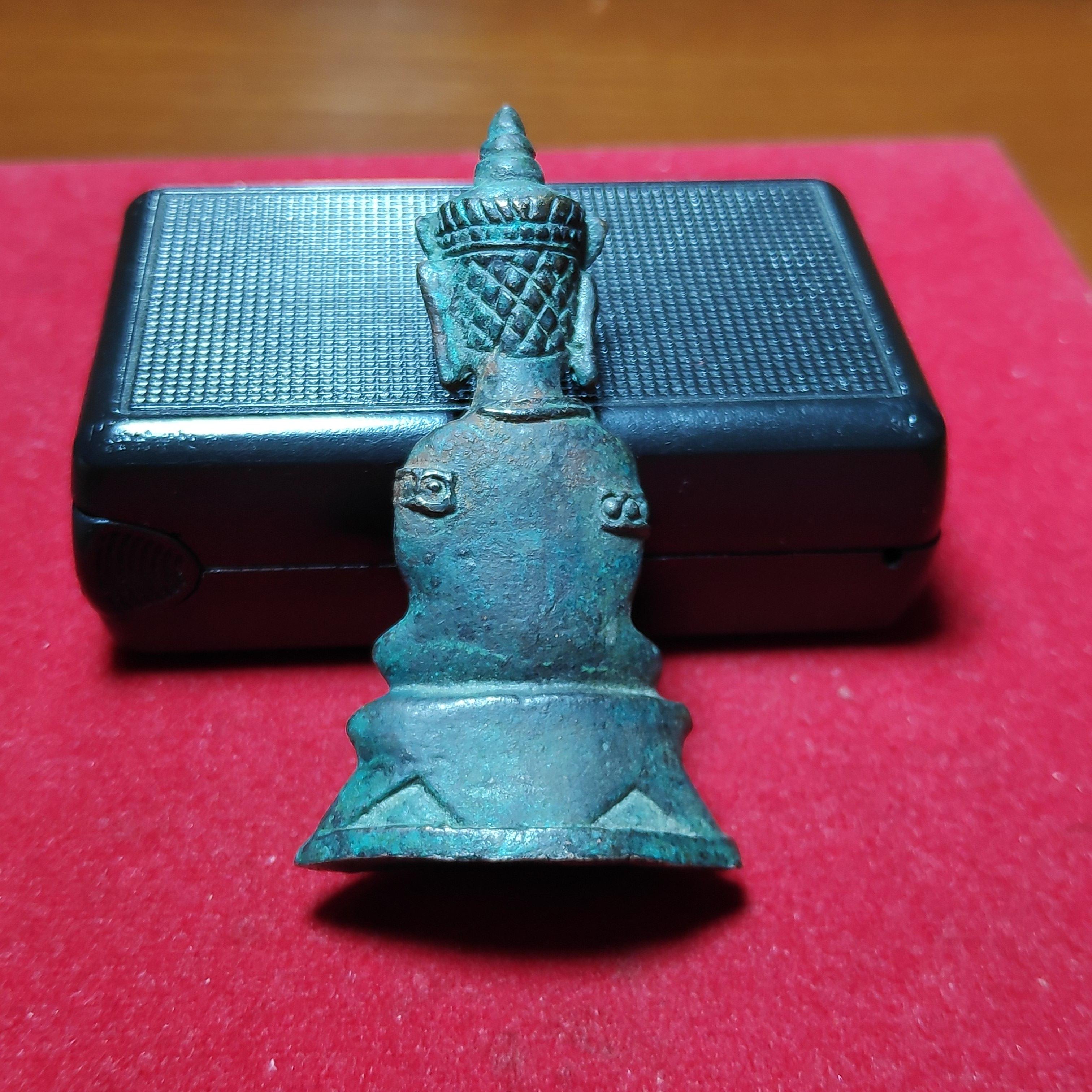 รูปหล่อพระชัยสมัยอยุธยาเนื้อสัมฤทธิ์สูง5เซ็นต์